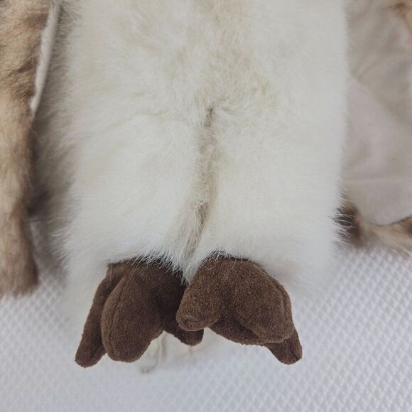 Folkmanis Hand Puppet Toy Barn Owl Plush Stuffed Animal - Picture 5 of 6